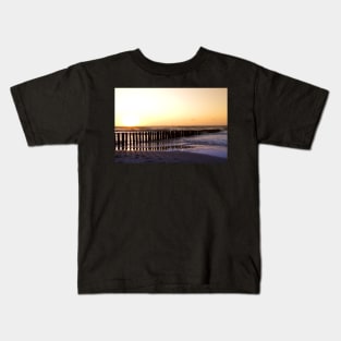 sunset at the beach Kids T-Shirt